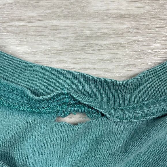 Vintage Shirt Mens Large Green San Francisco California 90s Single Stitch - Picture 4 of 10